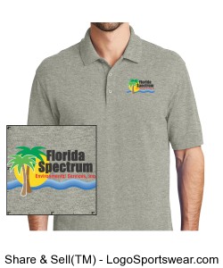 Florida-Spectrum Environmental Printed Logo Men's Polo Design Zoom